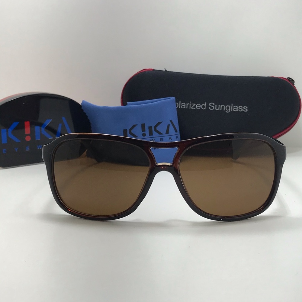 2 for 1 Summer Sale Mens Kika Eyewear Black&Brown - Picture 6 of 8
